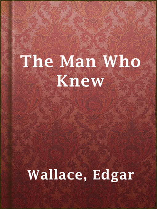 Cover of The Man Who Knew